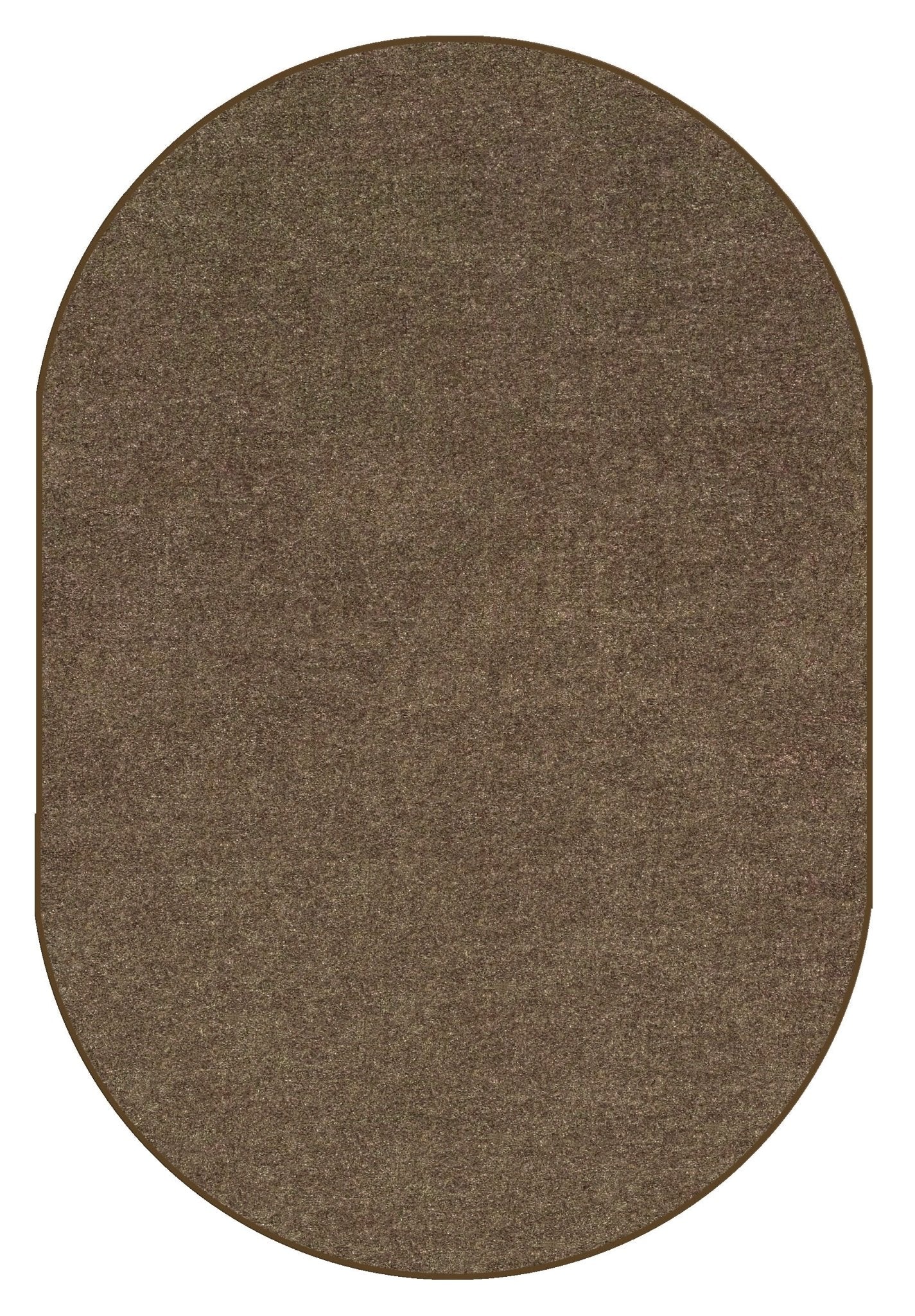 Carpets for Kids Mt St Helens Solids Collection Oval Area Rug - 8'3" x 11'8" - SchoolOutlet