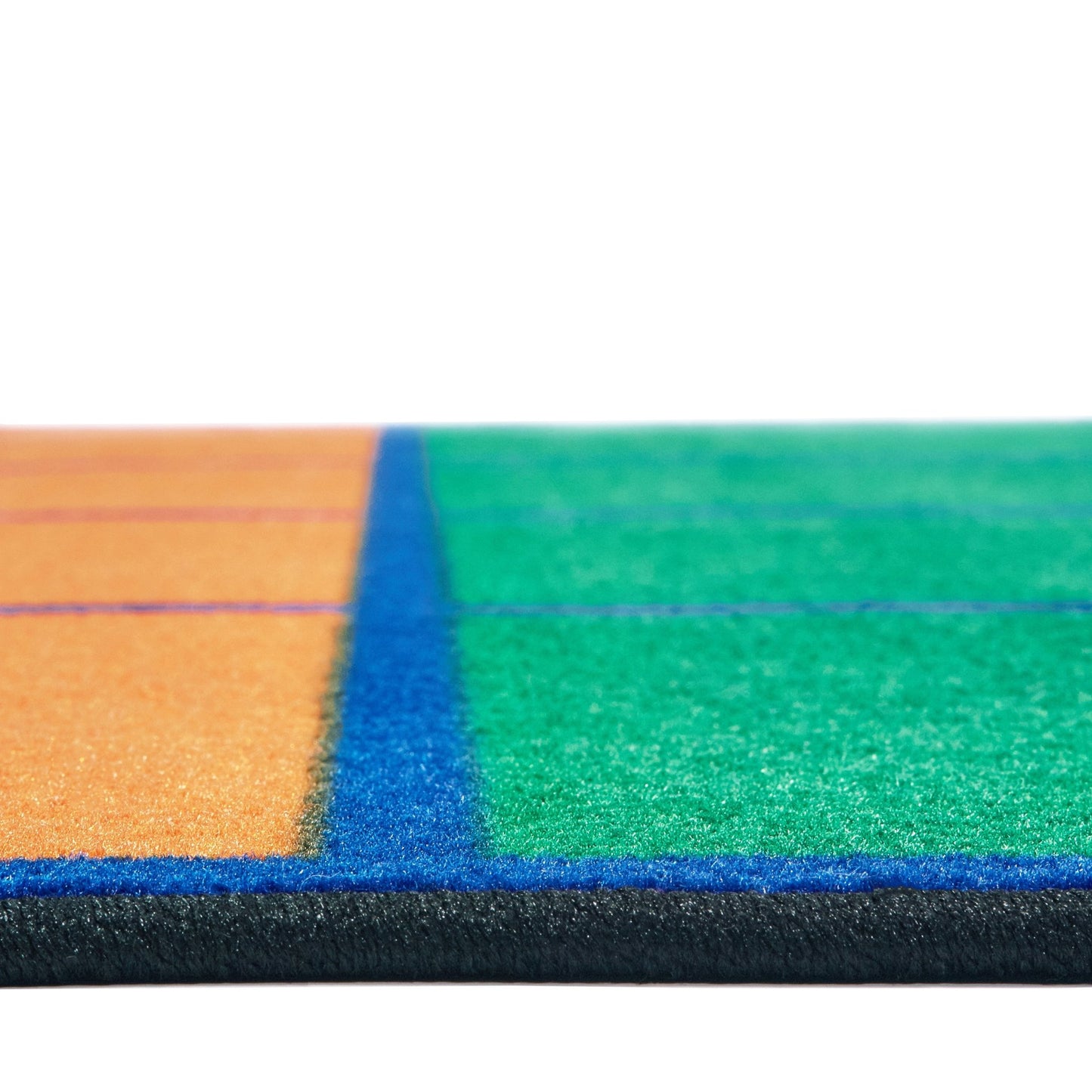 Carpets for Kids Colorful Rows Seating Rug, Multi Color, 8'4" x 13'4" (CFK - 4034) - SchoolOutlet