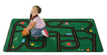 Carpets for Kids Go - Go Driving Play Value Rug, Green, 4' x 6' (CFK - 48.22) - SchoolOutlet