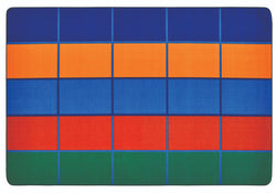 Carpets for Kids Color Blocks Value Seating Rug - 6' x 9' (CFK-72.91)