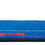 Carpets for Kids Alphabet Value Rug Rectangle, Blue, 6' x 9' (CFK - 72.88) - SchoolOutlet