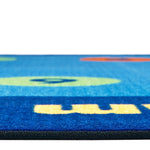 Carpets for Kids Circletime Early Learning Oval Rug, Blue, 6' x 9' (CFK - 72.98) - SchoolOutlet