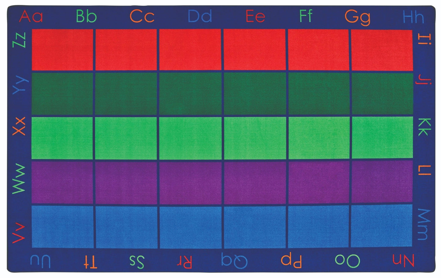 Carpets for Kids Colorful Places Seating Rug, Multi Color, 8'4" x 13'4" (CFK - 8634) - SchoolOutlet