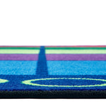 Carpets for Kids Colorful Places Seating Rug, Multi Color, 8'4