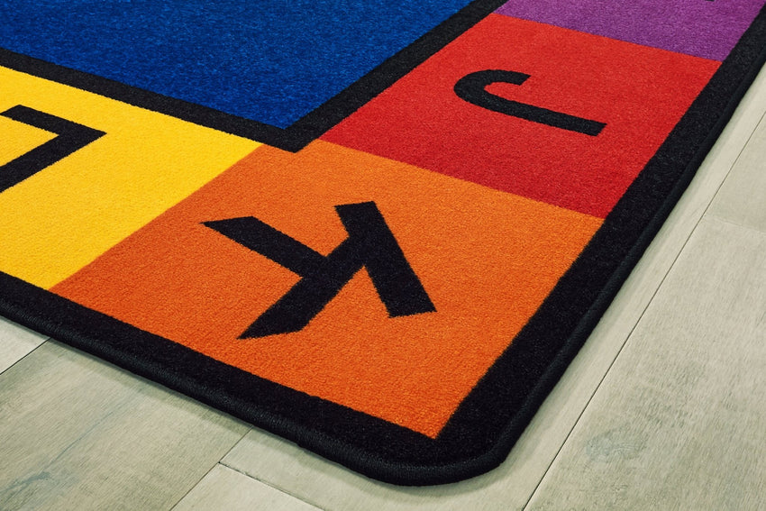 Carpets for Kids Sunny Day Learn & Play Rectangular Rug, 4'5" x 5'10" (CFK - 9401) - SchoolOutlet