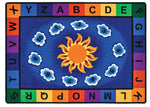 Carpets for Kids Sunny Day Learn & Play Rectangular Rug, 4'5