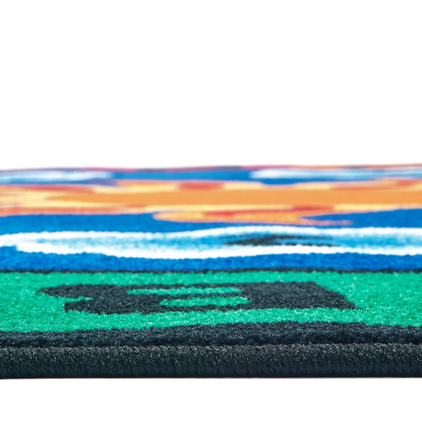 Carpets for Kids Sunny Day Learn & Play Oval Rug, 8'3" x 11'8" (CFK - 9416) - SchoolOutlet
