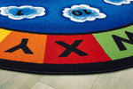 Carpets for Kids Sunny Day Learn & Play Oval Rug, 6'9