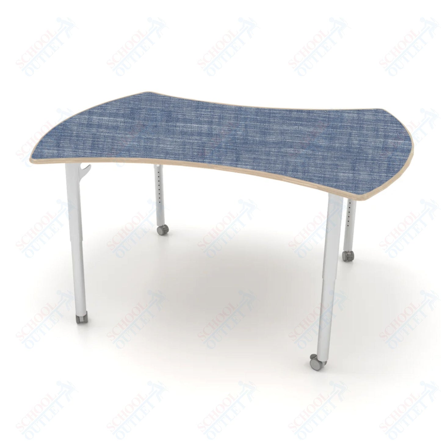 CEF ESTO Table 60" x 52" High - Pressure Laminate on Baltic Birch Top and Adjustable Height Legs - SchoolOutlet