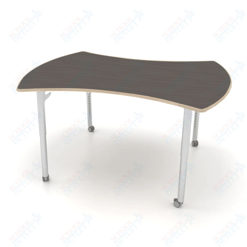 CEF ESTO Table 60" x 52" High - Pressure Laminate on Baltic Birch Top and Adjustable Height Legs - SchoolOutlet