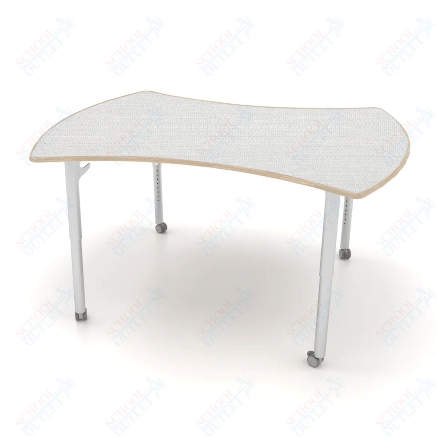 CEF ESTO Table 60" x 52" High - Pressure Laminate on Baltic Birch Top and Adjustable Height Legs - SchoolOutlet