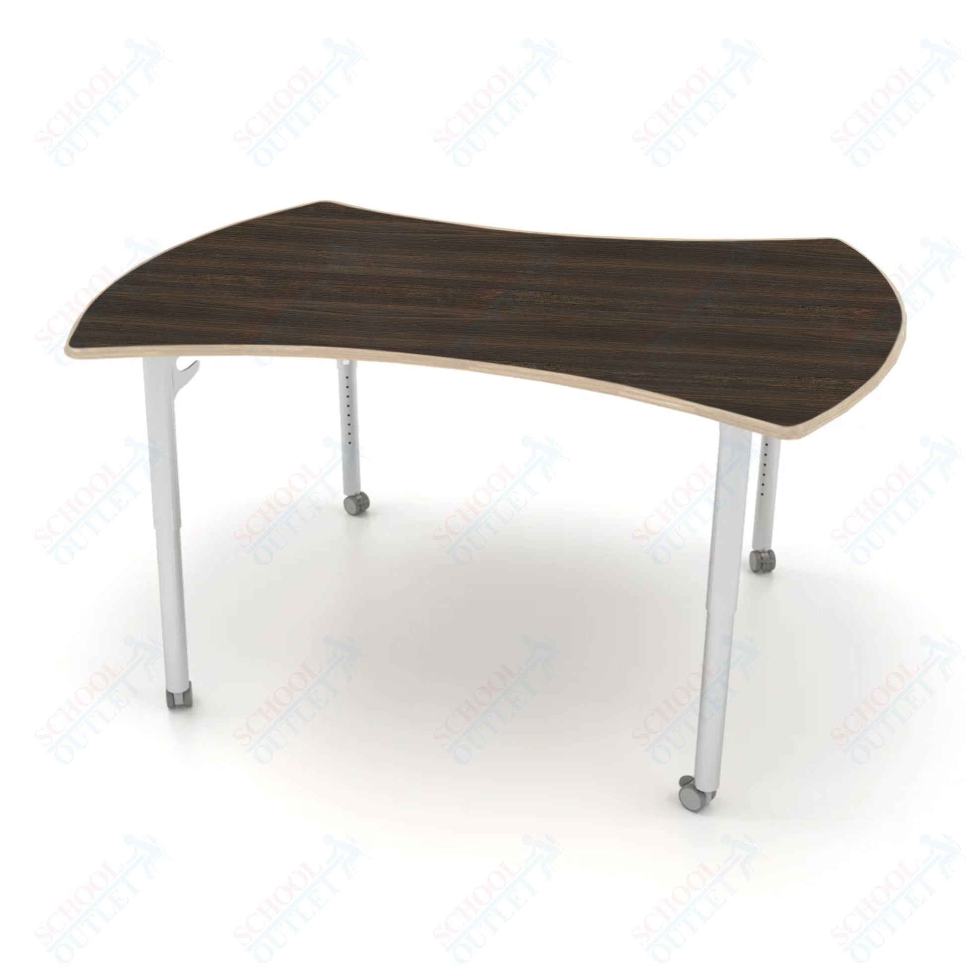 CEF ESTO Table 60" x 52" High - Pressure Laminate on Baltic Birch Top and Adjustable Height Legs - SchoolOutlet