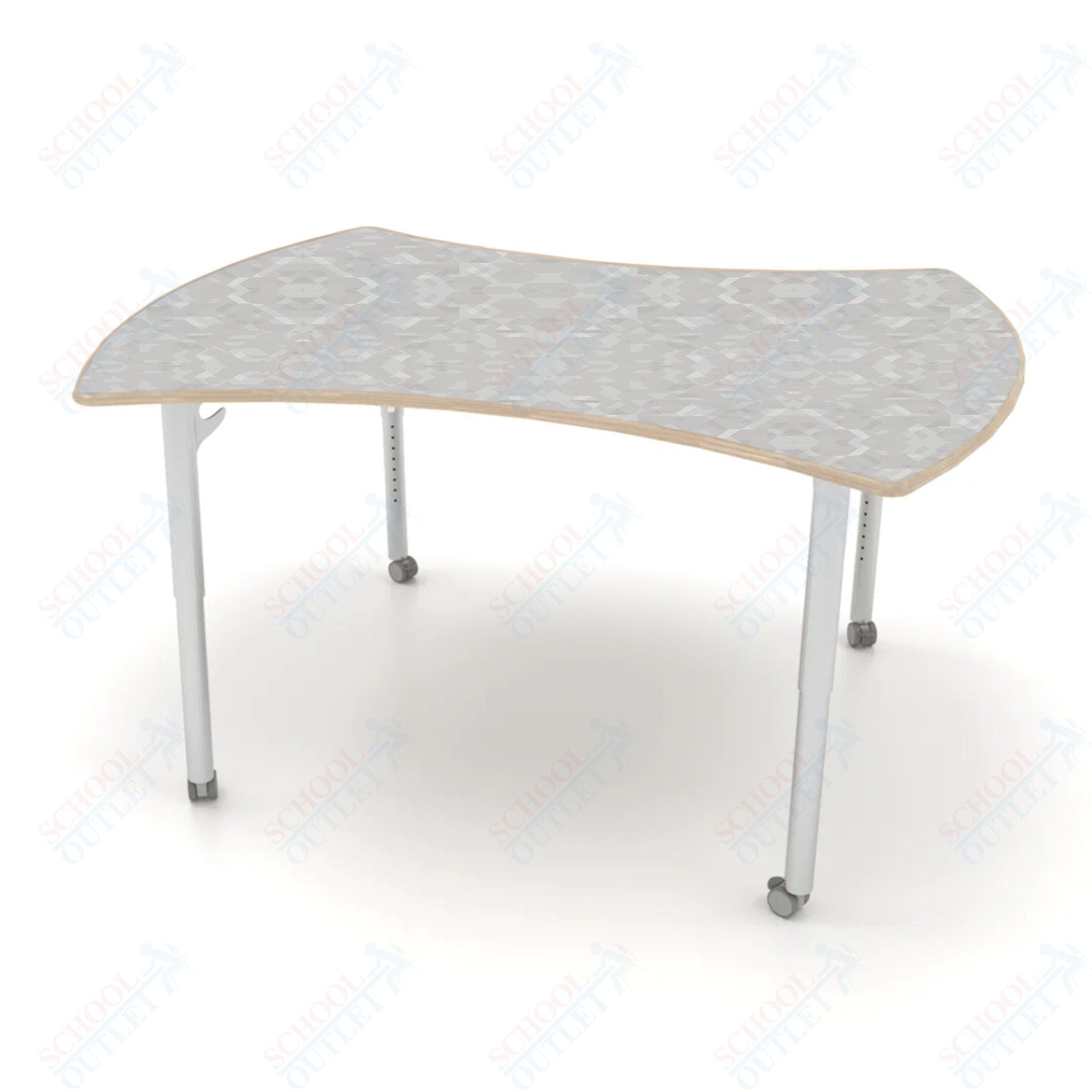 CEF ESTO Table 60" x 52" High - Pressure Laminate on Baltic Birch Top and Adjustable Height Legs - SchoolOutlet