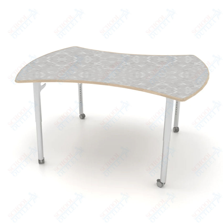 CEF ESTO Table 60" x 52" High - Pressure Laminate on Baltic Birch Top and Adjustable Height Legs - SchoolOutlet