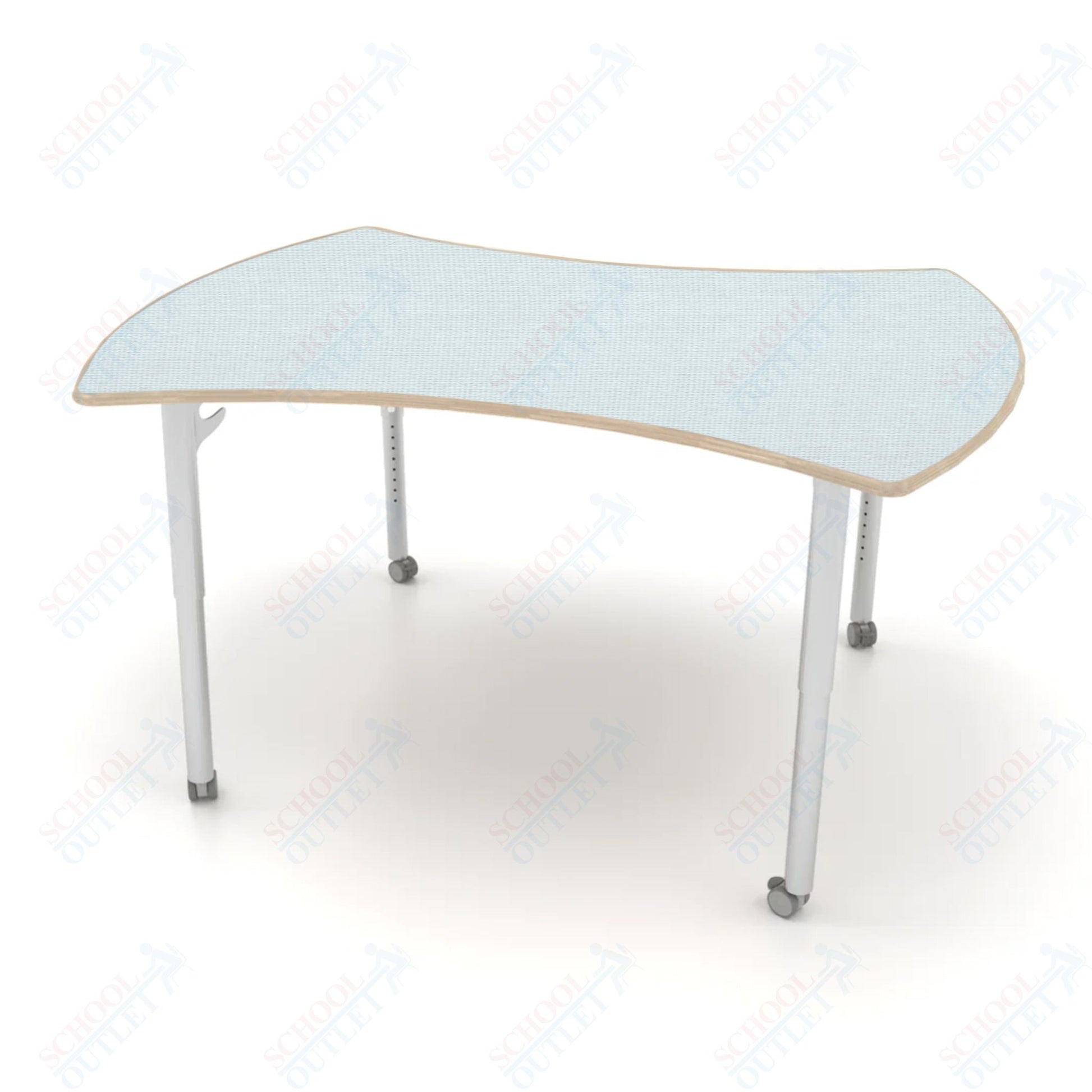 CEF ESTO Table 60" x 52" High - Pressure Laminate on Baltic Birch Top and Adjustable Height Legs - SchoolOutlet
