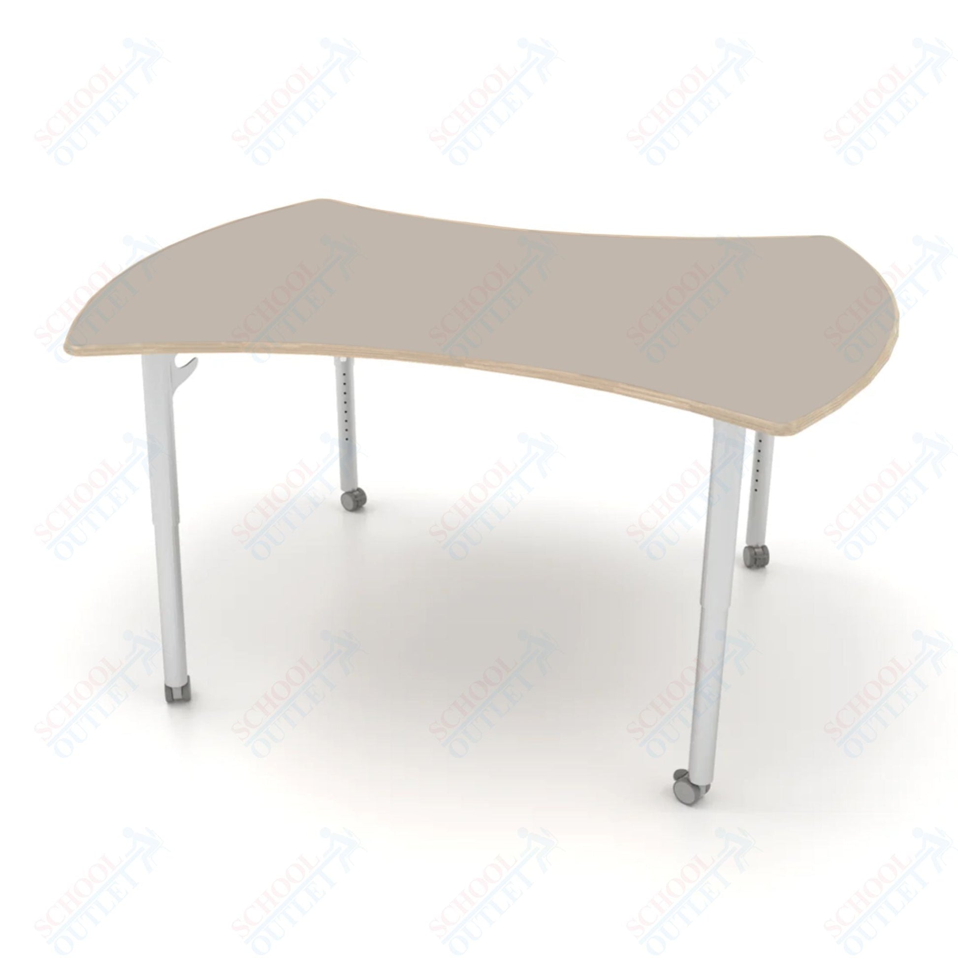 CEF ESTO Table 60" x 52" High - Pressure Laminate on Baltic Birch Top and Adjustable Height Legs - SchoolOutlet