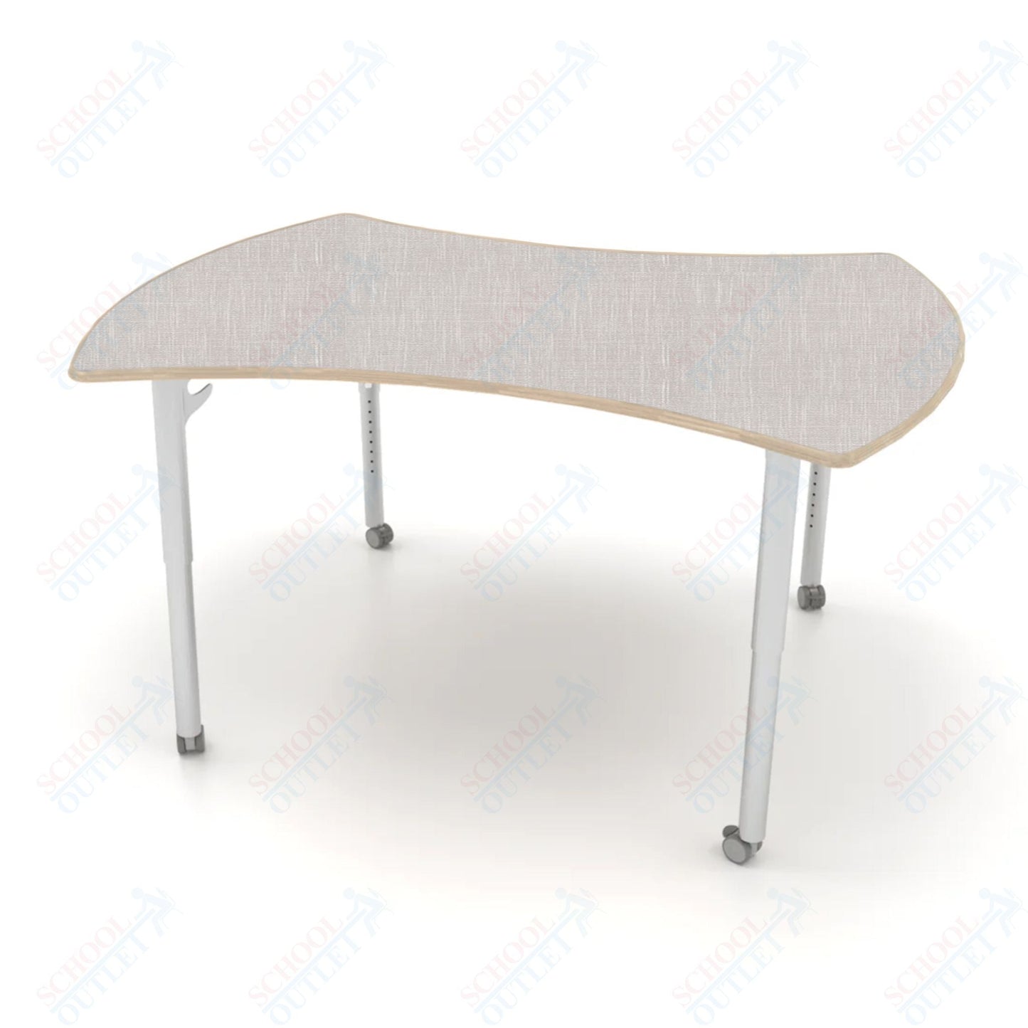 CEF ESTO Table 60" x 52" High - Pressure Laminate on Baltic Birch Top and Adjustable Height Legs - SchoolOutlet
