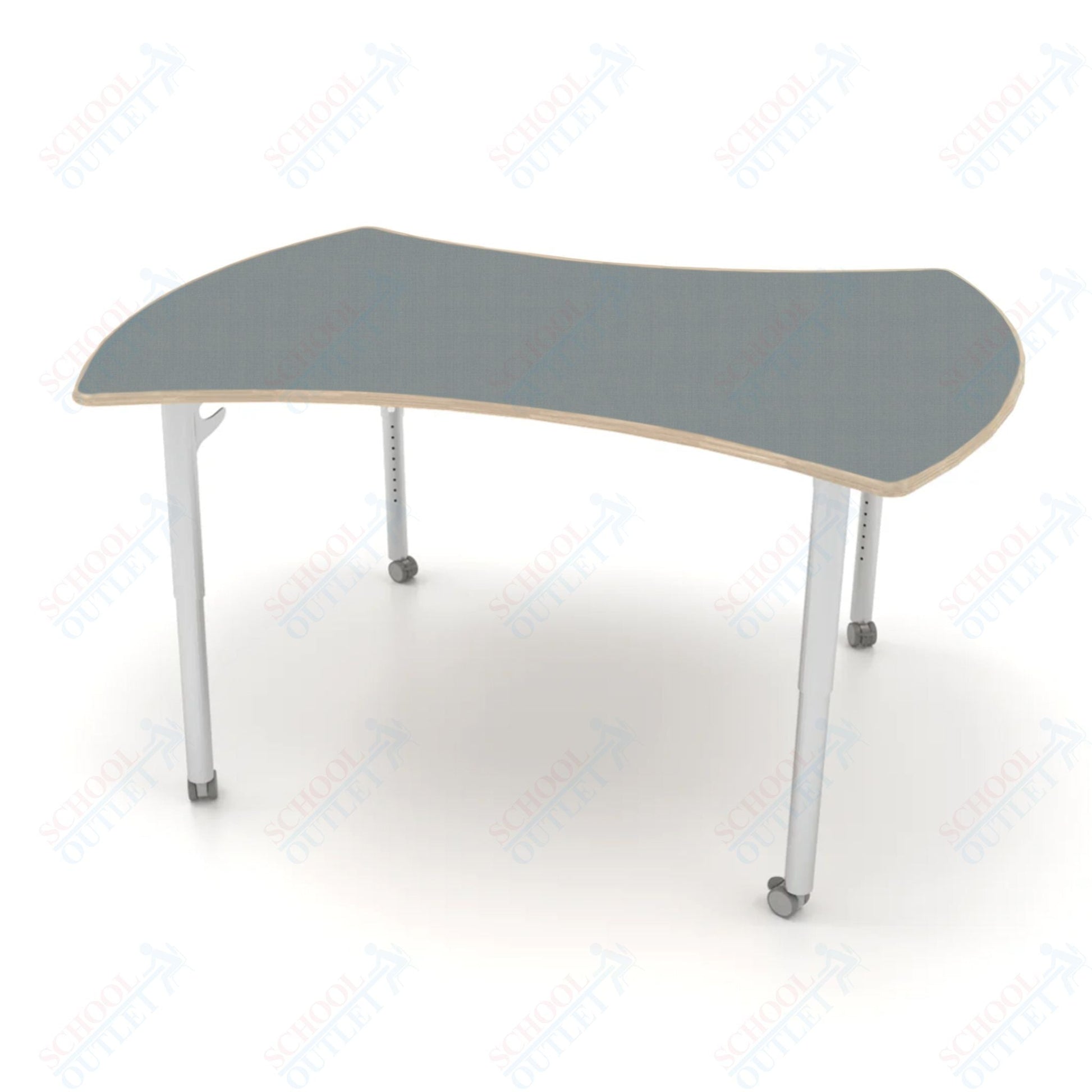 CEF ESTO Table 60" x 52" High - Pressure Laminate on Baltic Birch Top and Adjustable Height Legs - SchoolOutlet