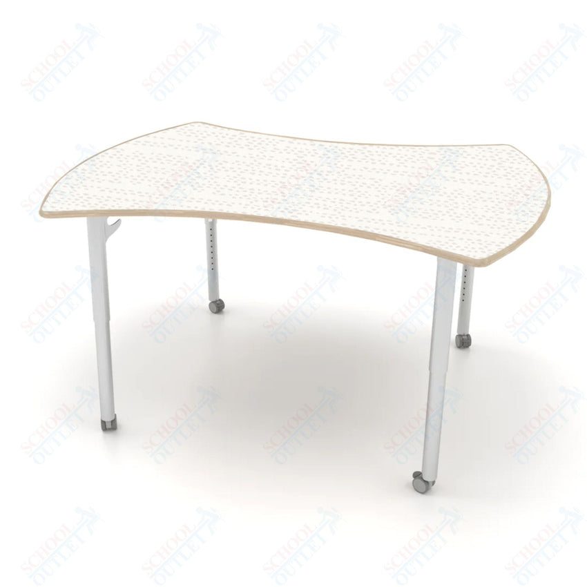 CEF ESTO Table 60" x 52" High - Pressure Laminate on Baltic Birch Top and Adjustable Height Legs - SchoolOutlet