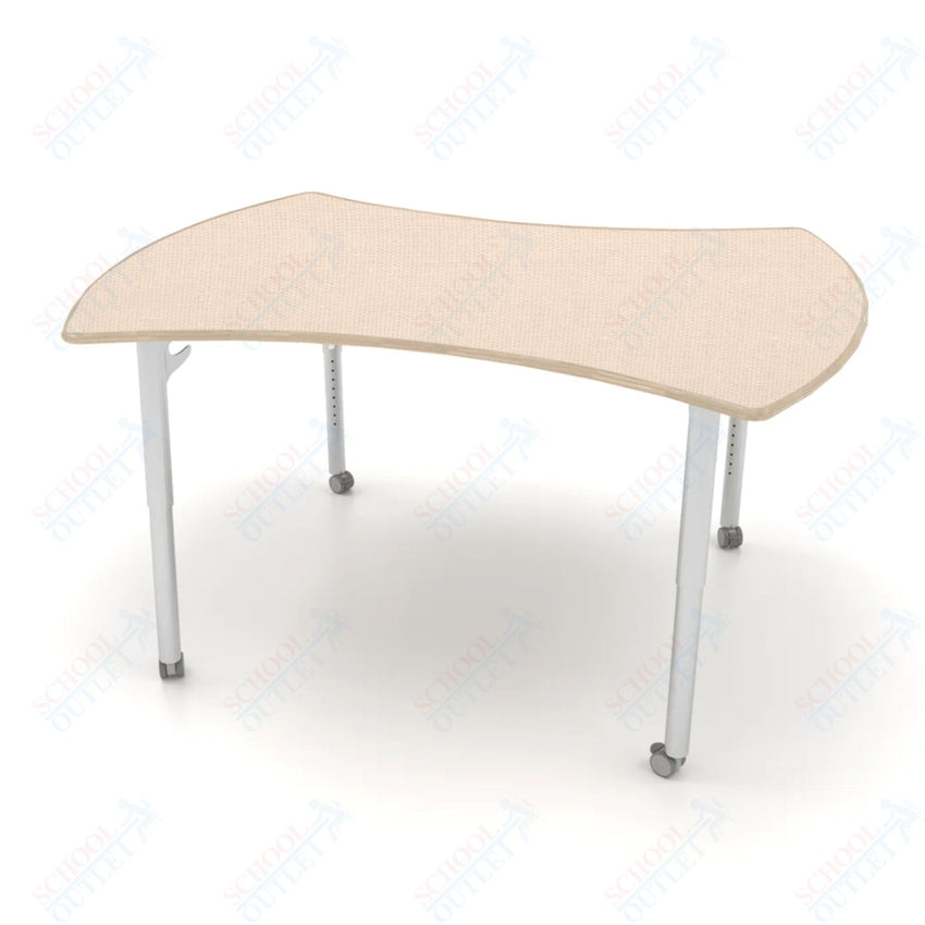 CEF ESTO Table 60" x 52" High - Pressure Laminate on Baltic Birch Top and Adjustable Height Legs - SchoolOutlet