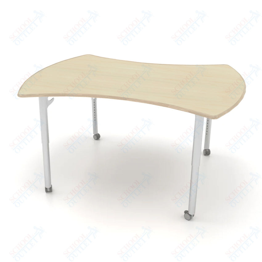 CEF ESTO Table 60" x 52" High - Pressure Laminate on Baltic Birch Top and Adjustable Height Legs - SchoolOutlet