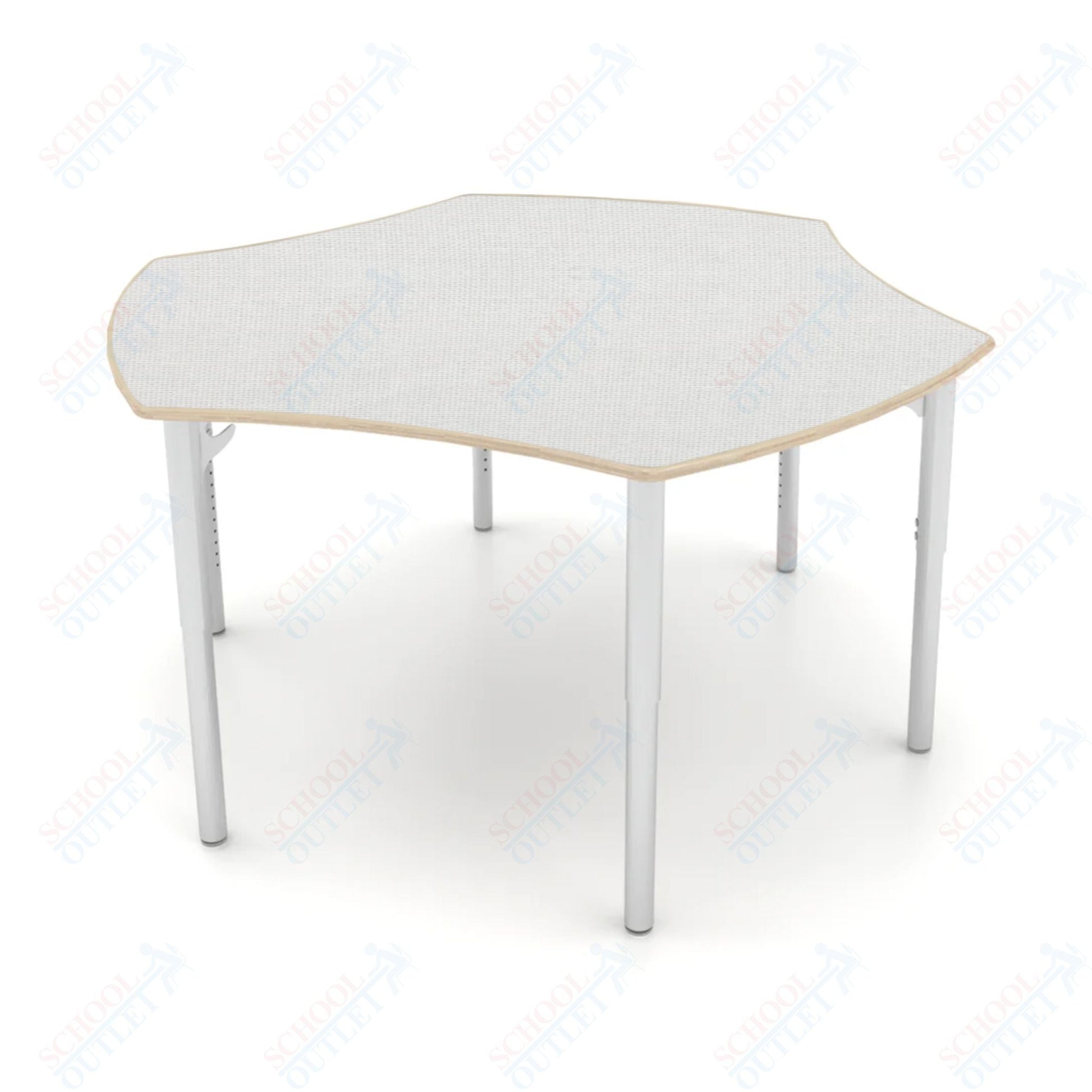 CEF ESTO Table 50" x 30" High - Pressure Laminate on Baltic Birch Top and Adjustable Height Legs - SchoolOutlet