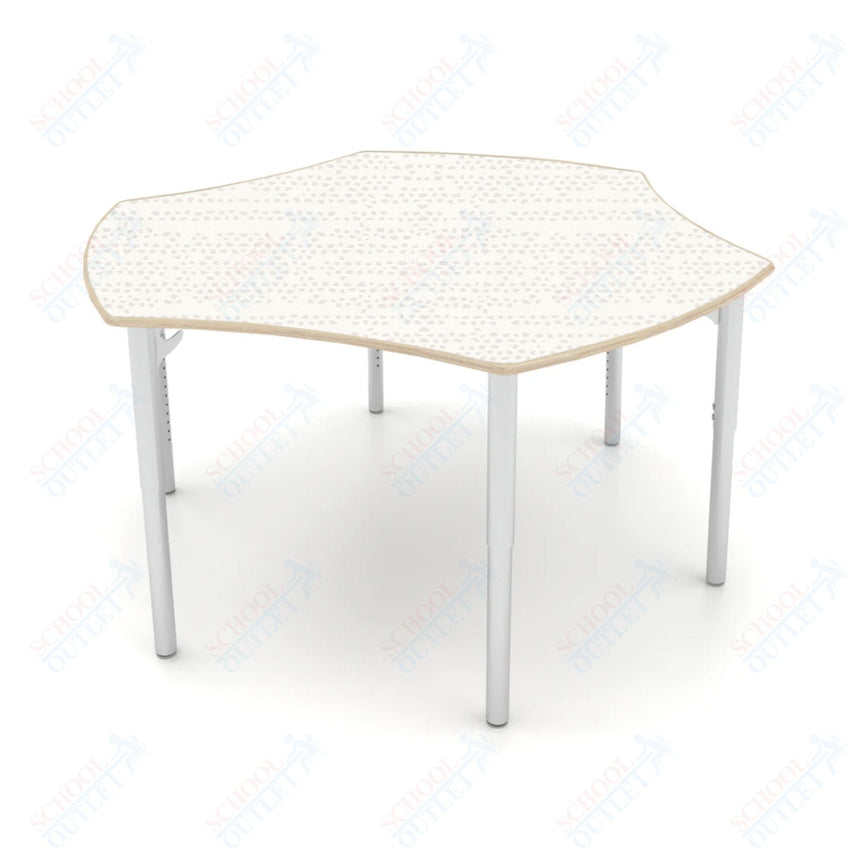 CEF ESTO Table 50" x 30" High - Pressure Laminate on Baltic Birch Top and Adjustable Height Legs - SchoolOutlet