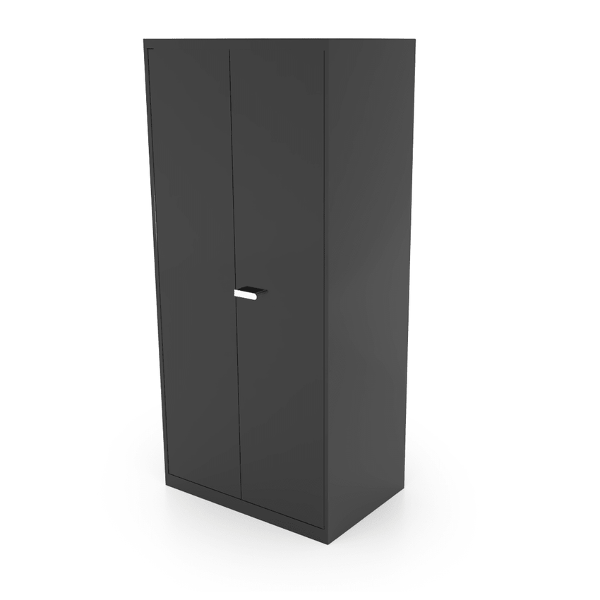 CEF Forge Metal Storage Cabinet 36" Wide x 78" Tall - Includes 4 Adjustable Shelves and 2 Drawer Storage System in Bottom (CEF - FC - 3678 - 5S - DD - 2D) - SchoolOutlet