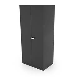 CEF Forge Metal Storage Cabinet 36" Wide x 78" Tall-Includes 4 Adjustable Shelves and 3 Drawer Storage System in Bottom (CEF-FC-3678-5S-DD-3D)