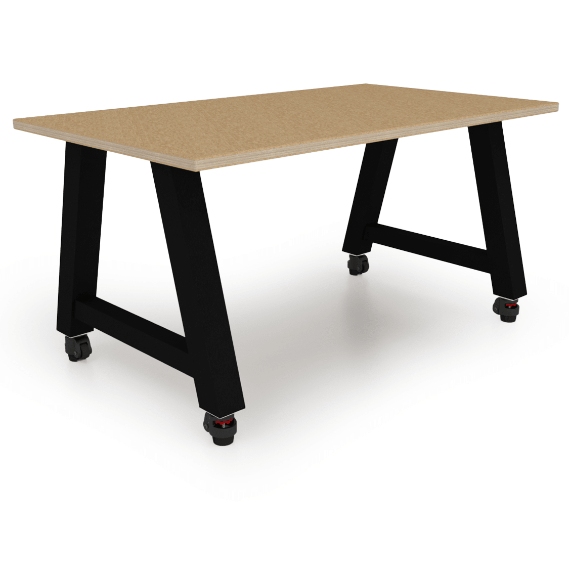 CEF Forge Quickset Table 42"W x 72"L x 36"H with 1.5" Shop Top HDF w/Plywood Core (CEF - FORGE - QSET - 4272 - ST) - SchoolOutlet