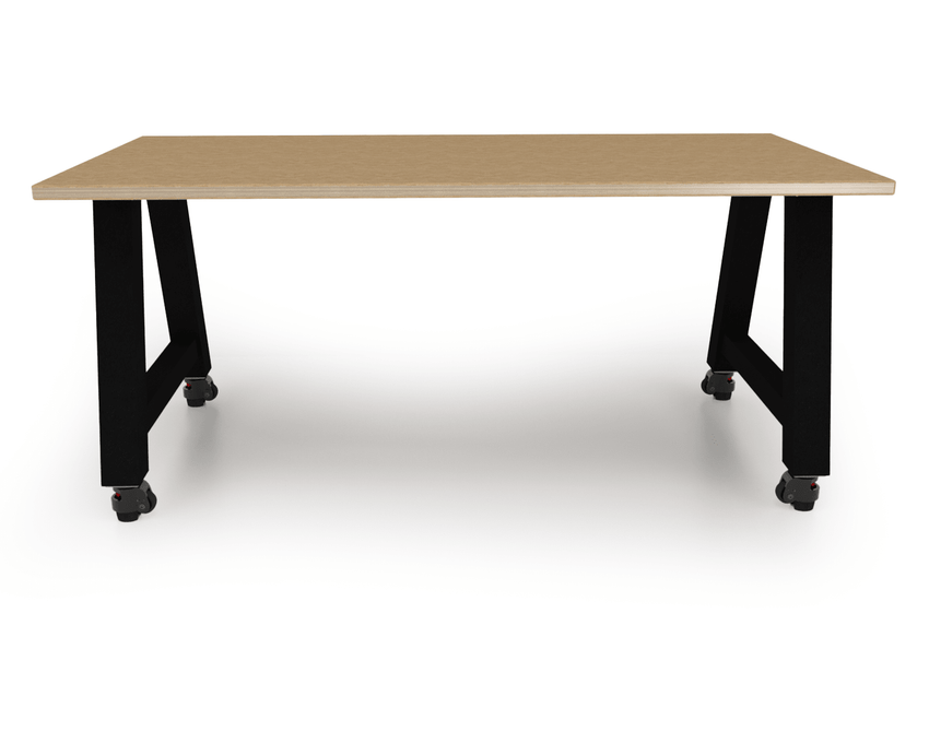 CEF Forge Quickset Table 42"W x 84"L x 36"H with 1.5" Shop Top HDF w/Plywood Core (CEF - FORGE - QSET - 4284 - ST) - SchoolOutlet