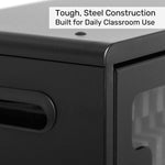 Luxor CellGuard 32 Bay Cell Phone Cabinet with Wall Mount Plate Organized Classroom Phone Storage (CHZZ002)