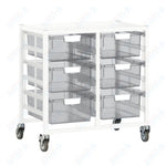 Certwood Swift Cart - Slim Line - 12 Module - Mobile Storage Cart (CRT - CE2101) - SchoolOutlet