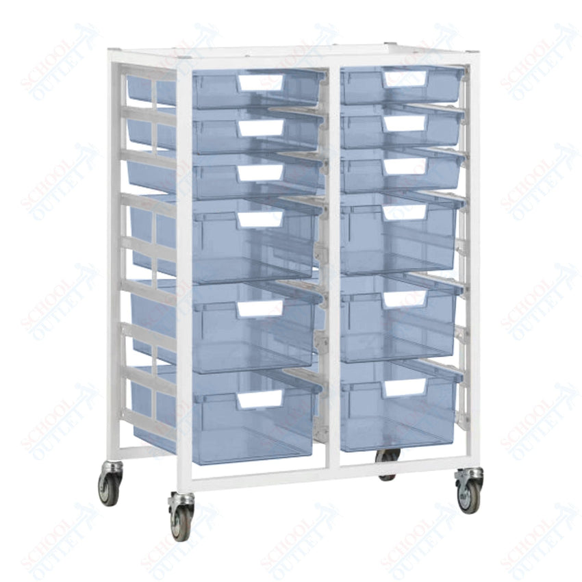 Certwood Swift Tower - Slim Line - 18 Module - Mobile Storage Cart (CRT - CE2102) - SchoolOutlet