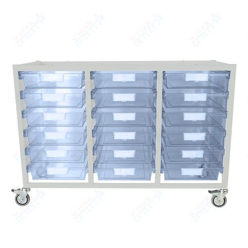 Certwood Class Act Cart - Slim Line - 18 Module - Mobile Storage Cart (CRT - CE2106) - SchoolOutlet