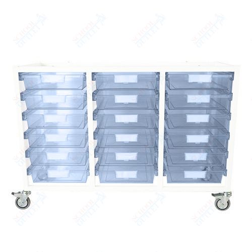 Certwood Class Act Cart - Slim Line - 18 Module - Mobile Storage Cart (CRT - CE2106) - SchoolOutlet