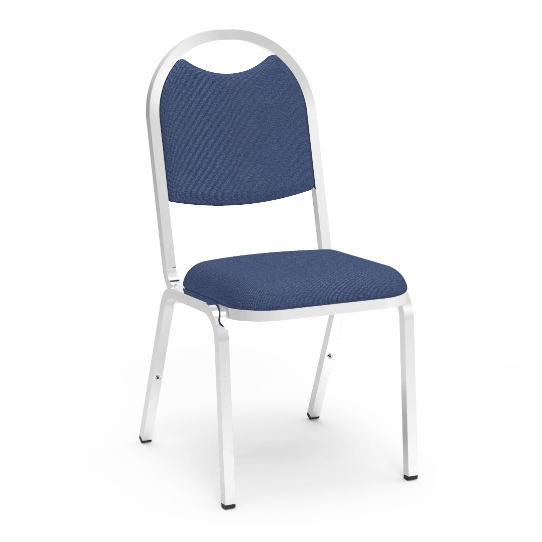 Virco 8917 - Upholstered Stack Chair, Rounded Back, Padded Dome Seat (Virco 8917)
