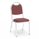 Virco 8917 - Upholstered Stack Chair, Rounded Back, Padded Dome Seat (Virco 8917)
