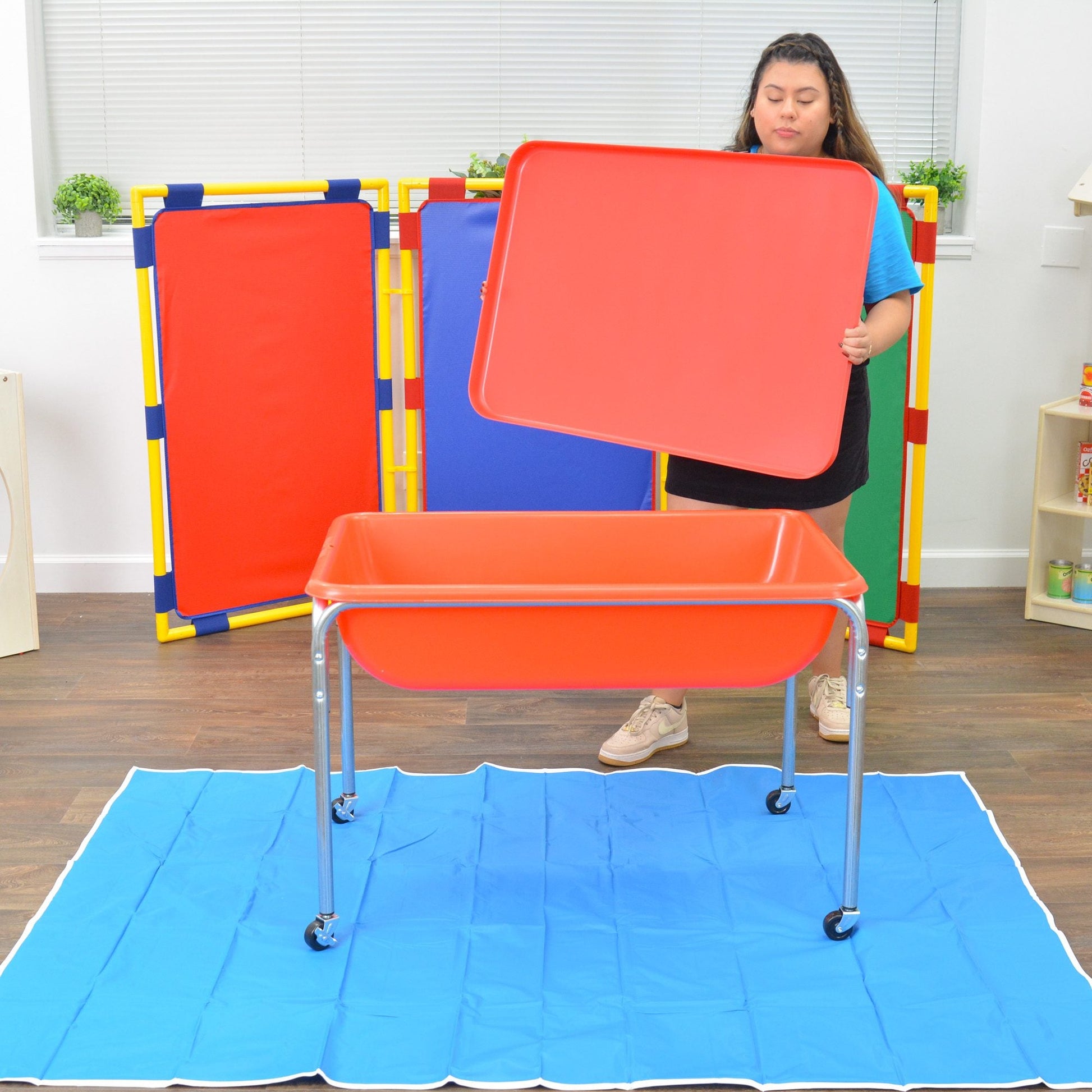 Children's Factory Medium Sensory Table - 24" Table and Lid (1135-24) - SchoolOutlet