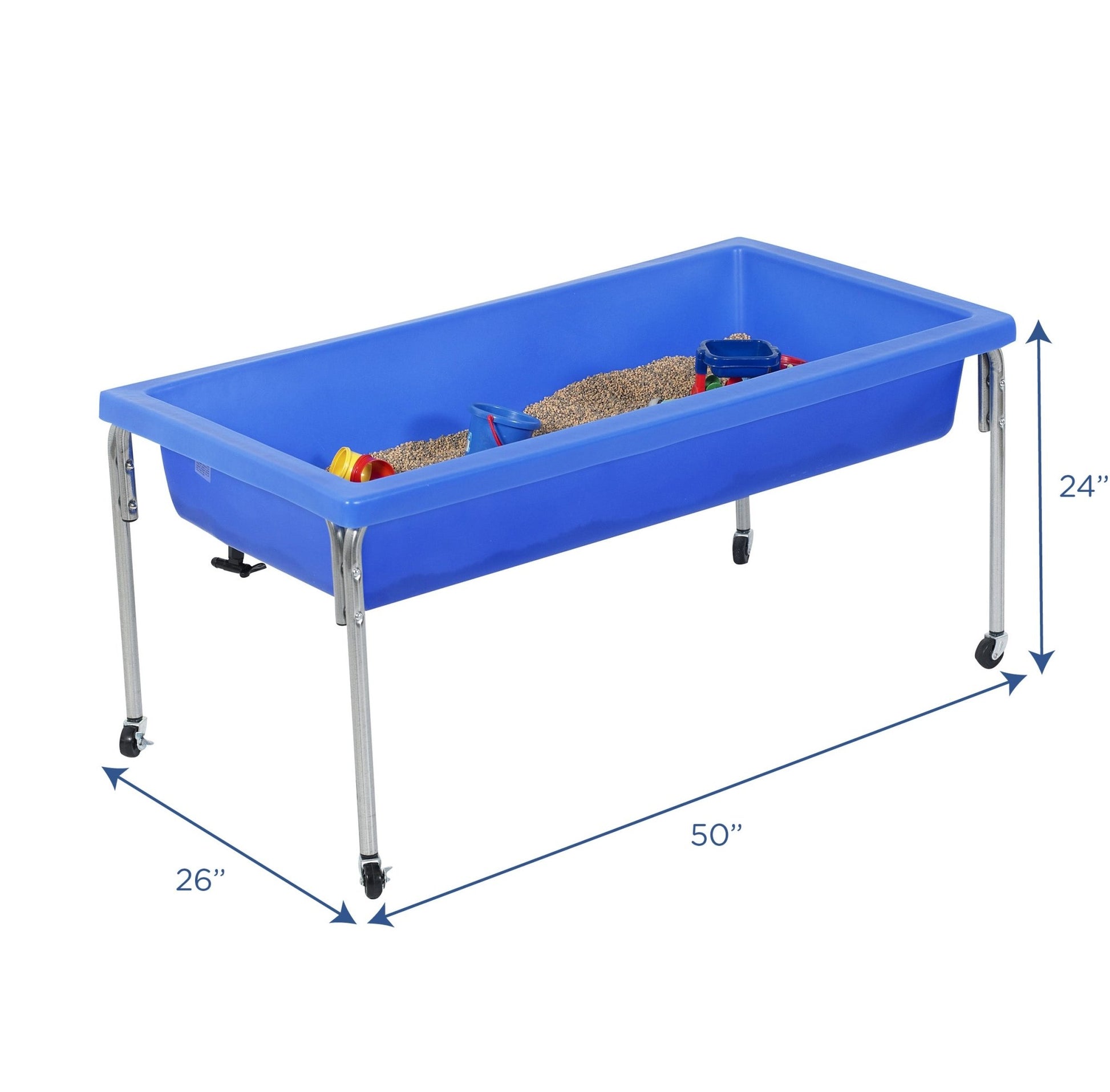 Children's Factory Large Sensory Table - 24" Table and Lid - SchoolOutlet
