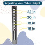 Angeles AS WE GROW Rectangular Adjustable Table - 24
