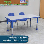 Angeles AS WE GROW Rectangular Adjustable Table - 24