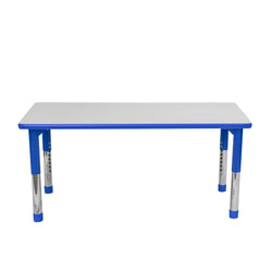 Angeles AS WE GROW Rectangular Adjustable Table - 24"W x 48"L