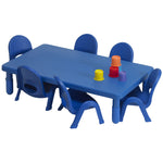 Children's Factory Toddler MyValue Table and Chair Set of 6 - Rectangle - SchoolOutlet