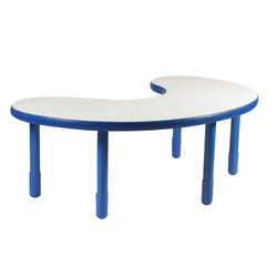 Angeles BASELINE Teacher/Kidney Table - Royal Blue with 22" Legs