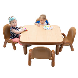 Angeles BASELINE Toddler 30" Square Table & Chair Set