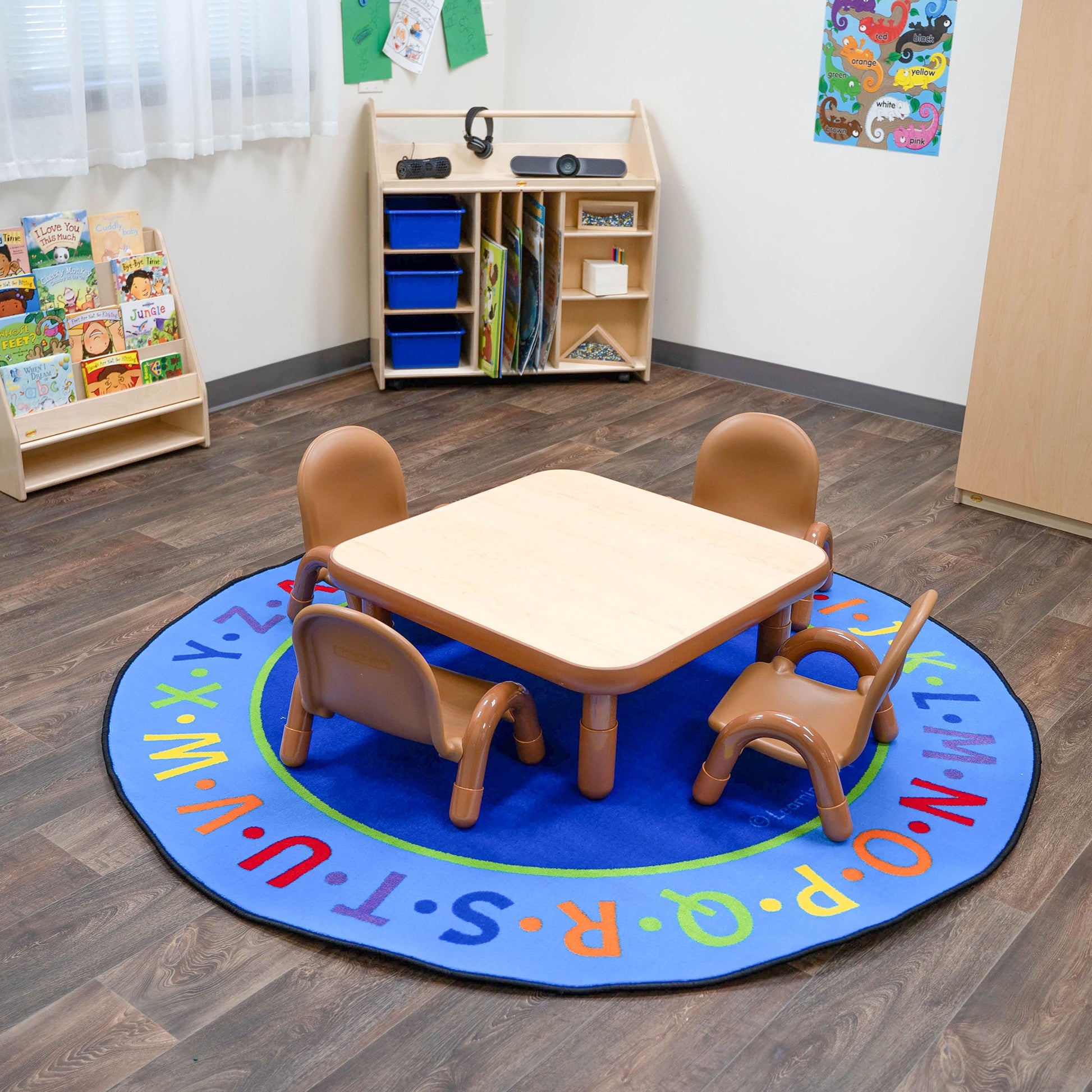 Angeles BASELINE Toddler 30" Square Table & Chair Set - SchoolOutlet