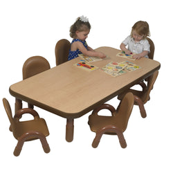 Angeles BASELINE Toddler 60" x 30" Rectangular Table & Chair Set