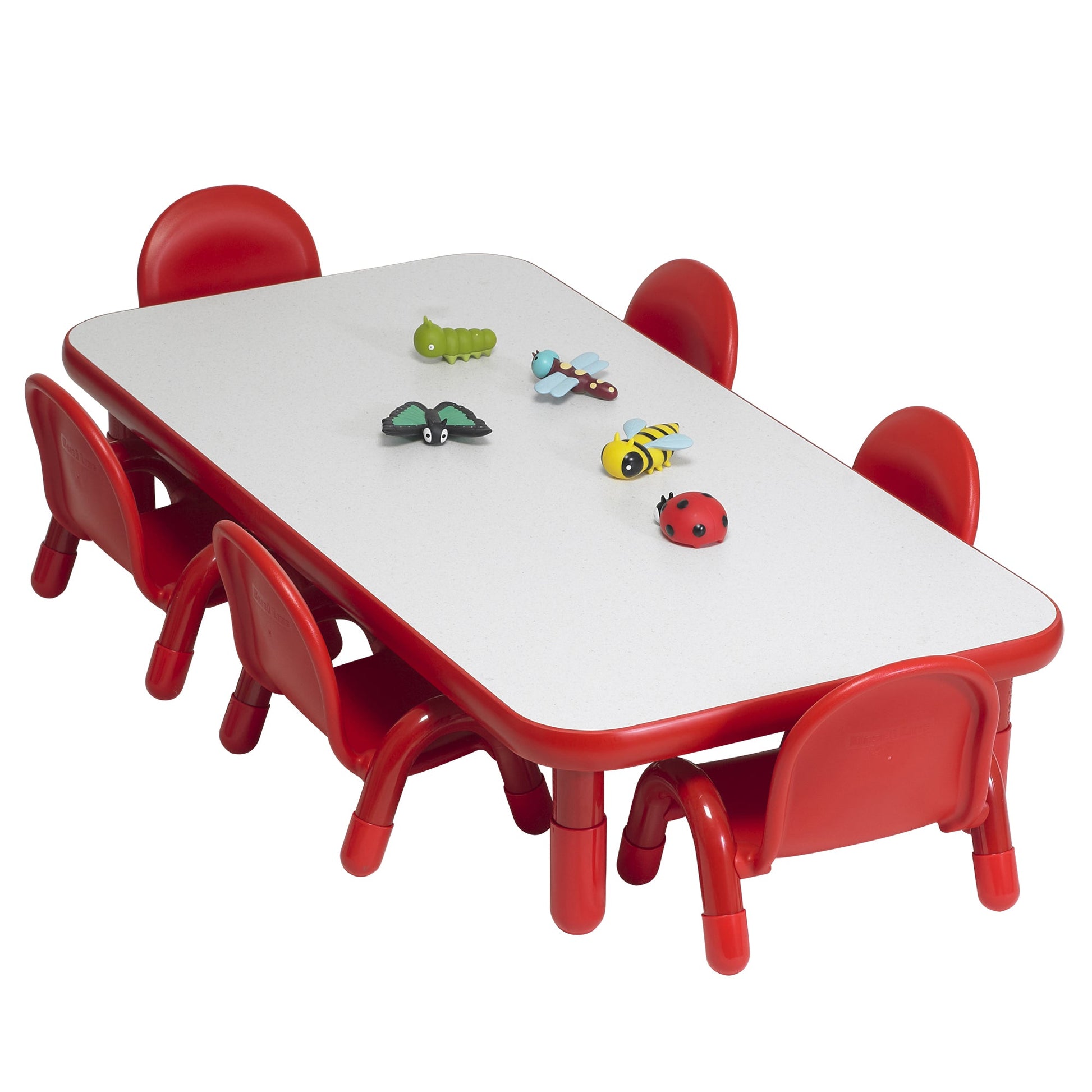Angeles BASELINE Toddler 60" x 30" Rectangular Table & Chair Set - SchoolOutlet
