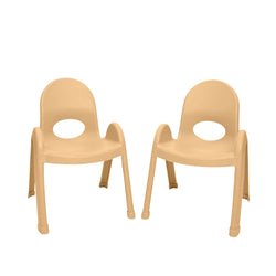 Angeles Value Stack 9" Child Chair - Set of 2